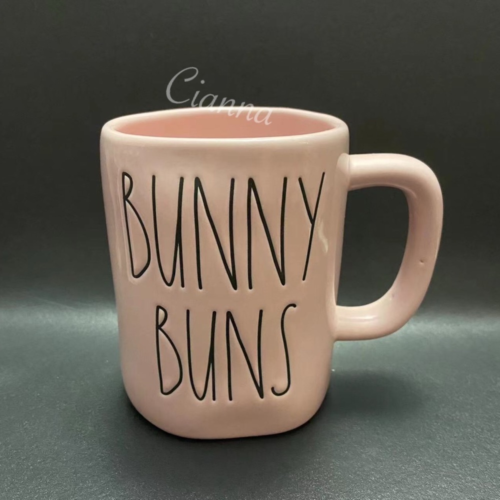 Rae Dunn Pink Bunny Buns Mug